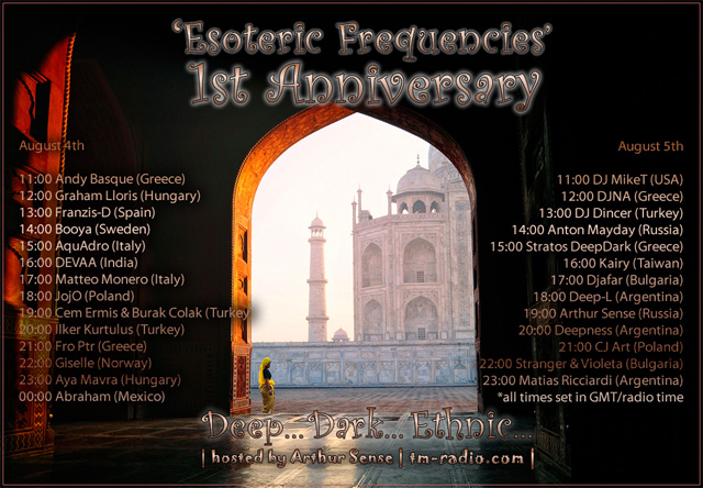 Dark Progressive: Esoteric Frequencies 2 years anniversary