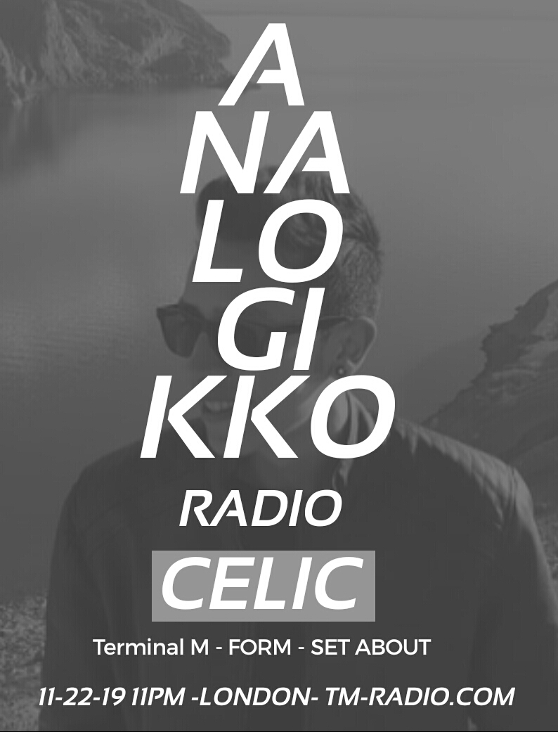 Analogikko Radio :: ANALOGIKKO RADIO BY LUCAS AGUILERA - CELIC - GUEST MIX - TM RADIO -EPISODE 089 (aired on November 22nd, 2019) banner logo