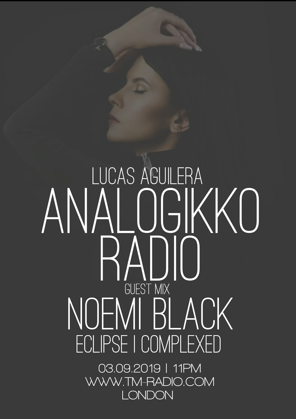 ANALOGIKKO RADIO BY LUCAS AGUILERA - NOEMI BLACK - GUEST MIX - TM RADIO - Episode 052 (from March 8th, 2019)