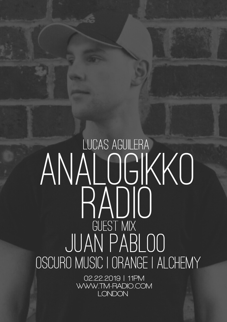 ANALOGIKKO RADIO BY LUCAS AGUILERA - JUAN PABLOO - GUEST MIX - TM RADIO - Episode 050 (from February 22nd, 2019)