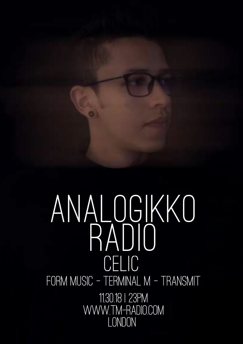Analogikko Radio :: ANALOGIKKO RADIO BY LUCAS AGUILERA - CELIC GUEST MIX - TM RADIO - Episode 038 (aired on November 30th, 2018) banner logo