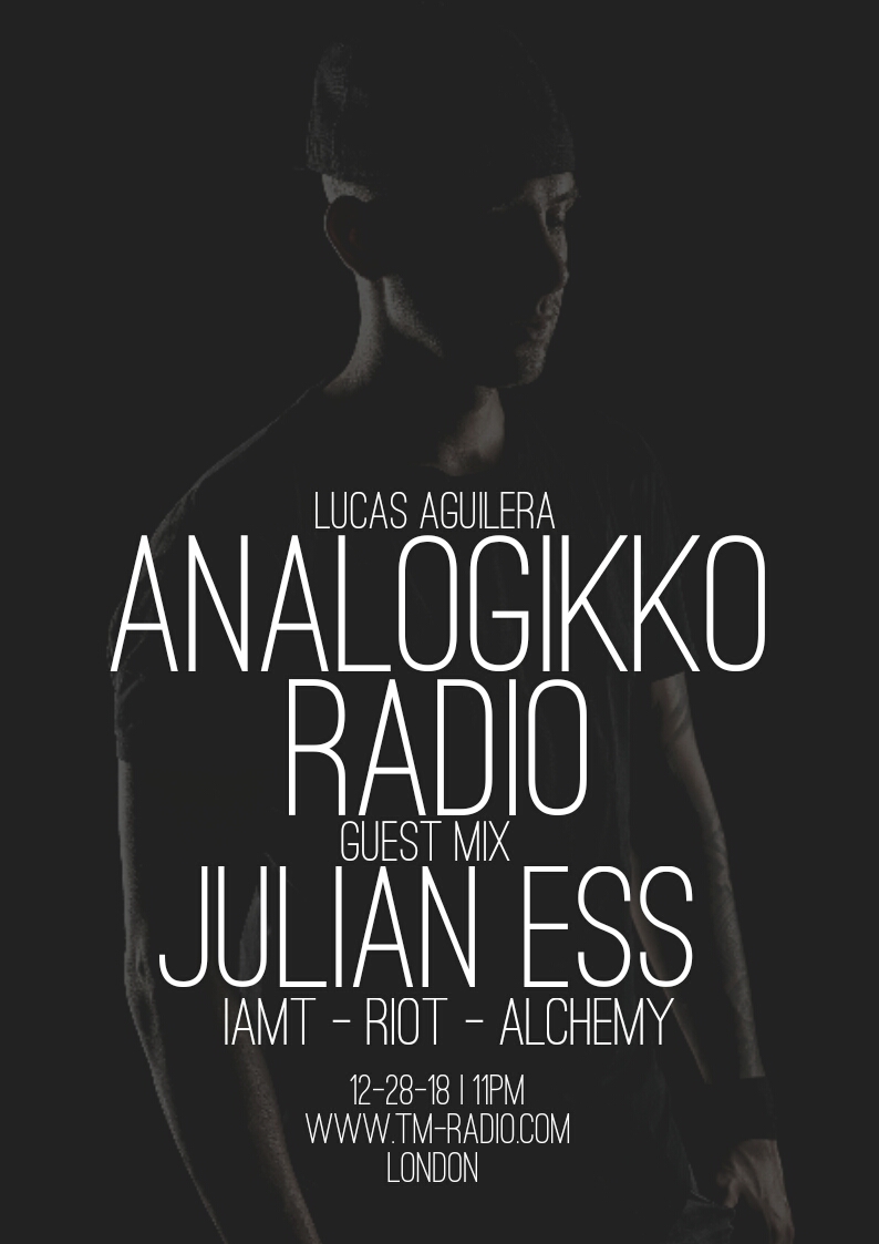 ANALOGIKKO RADIO BY LUCAS AGUILERA - JULIAN ESS - GUEST MIX - TM RADIO - Episode 042 (from December 28th, 2018)