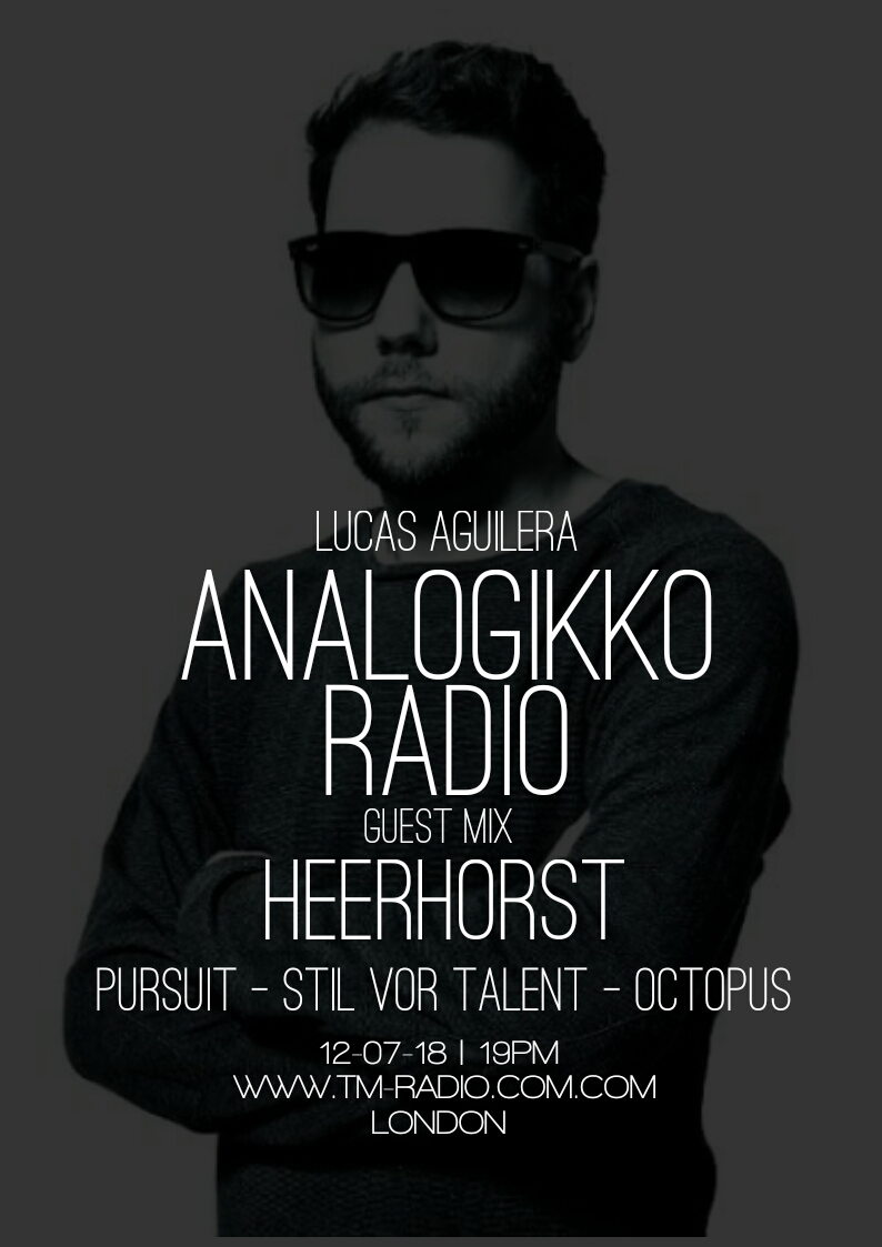 Analogikko Radio :: ANALOGIKKO RADIO BY LUCAS AGUILERA - HEERHORST - GUEST MIX - TM RADIO - Episode 039 (aired on December 7th, 2018) banner logo