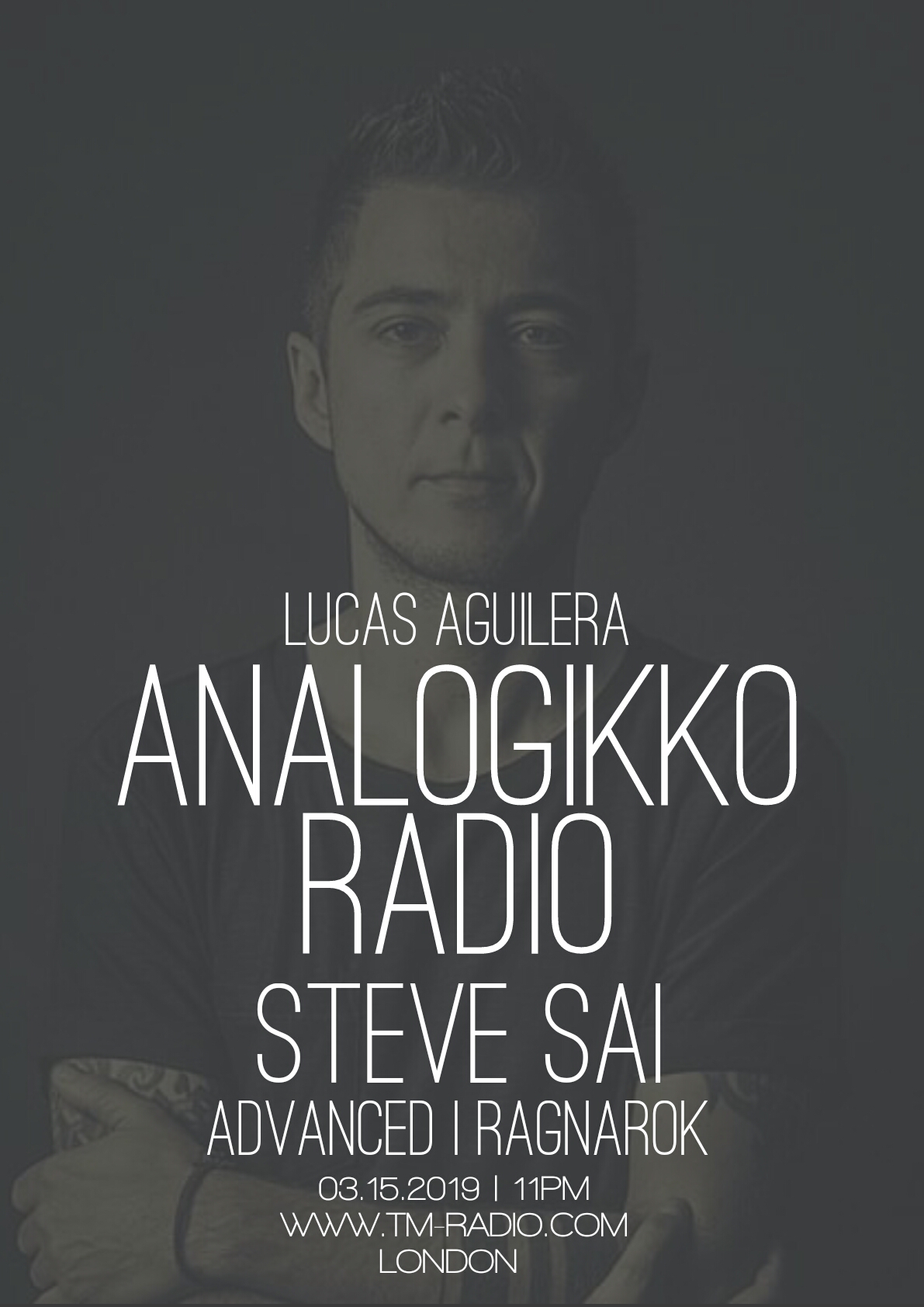 ANALOGIKKO RADIO BY LUCAS AGUILERA - STEVE SAI - GUEST MIX - TM RADIO - Episode 053 (from March 15th, 2019)