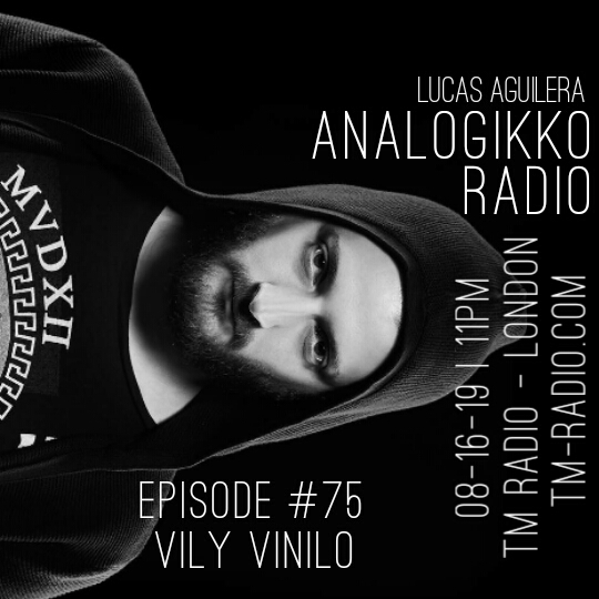 Analogikko Radio :: ANALOGIKKO RADIO BY LUCAS AGUILERA - VILY VINILO - TM RADIO - Episode 075 (aired on August 16th, 2019) banner logo
