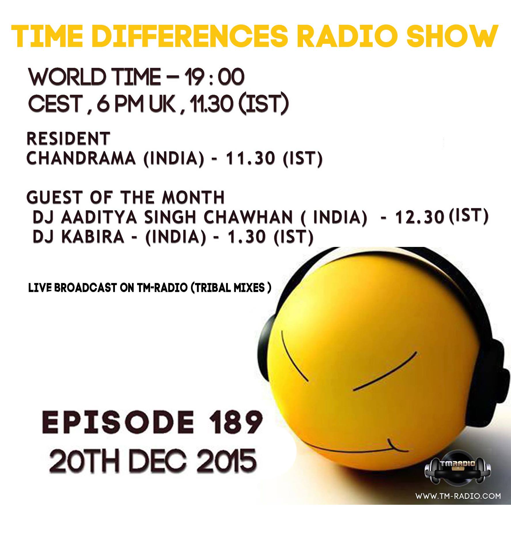 Episode 189, hosted by Chandrama (from December 20th, 2015)