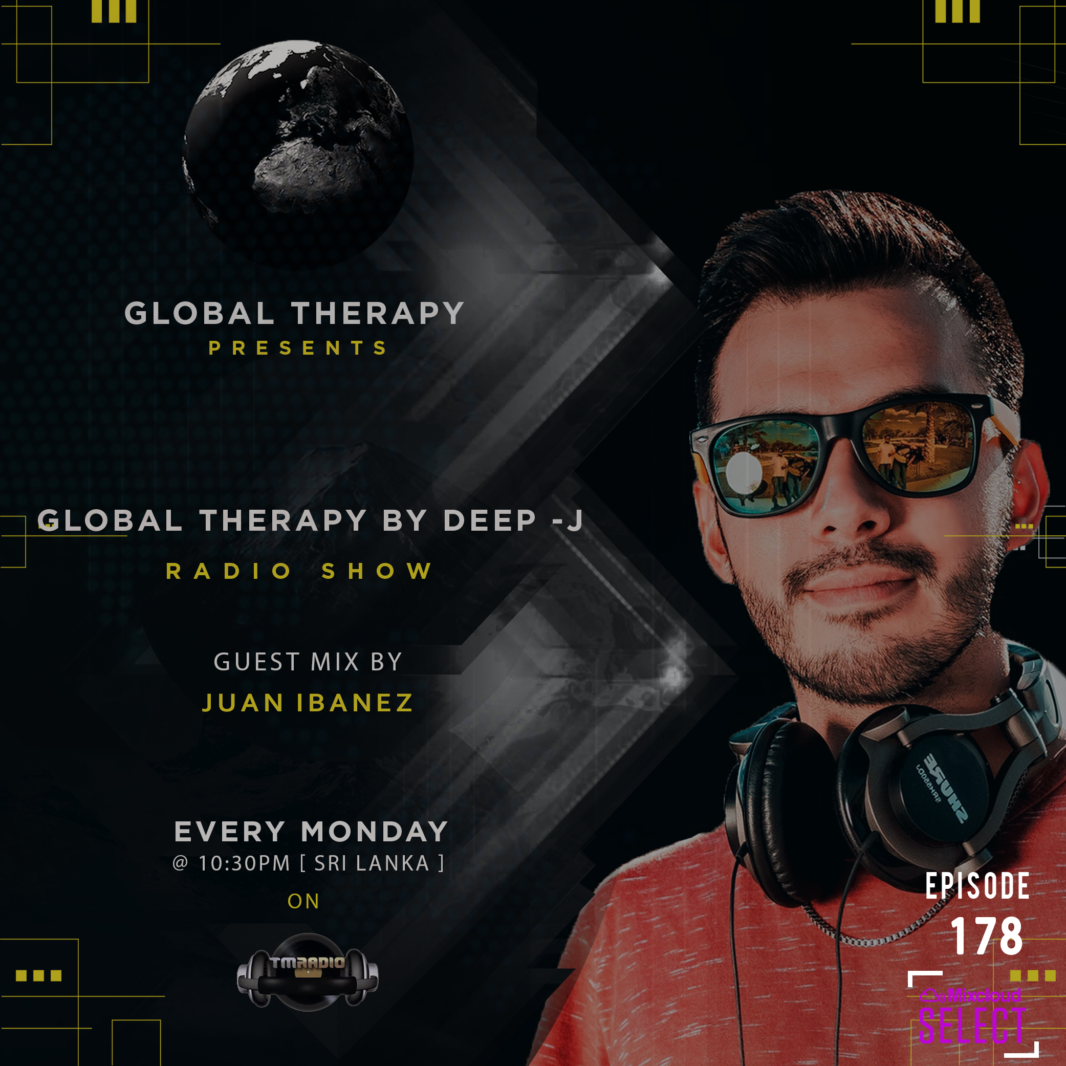 Global Therapy :: GLOBAL THERAPY EPISODE 178 +Guest Mix by Juan Ibanez (aired on March 9th, 2020) banner logo