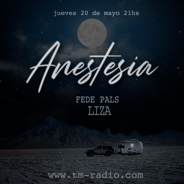 ANESTESIA :: ANESTESIA Radioshow - 011 - Guest: Liza (aired on May 20th, 2021) banner logo