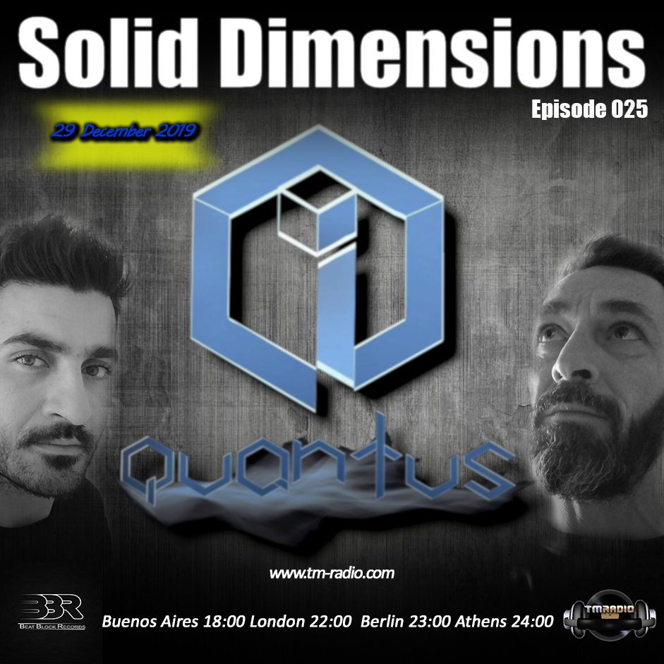 Solid Dimensions 025 on TM Radio - 29-Dec-2019 (from December 29th, 2019)