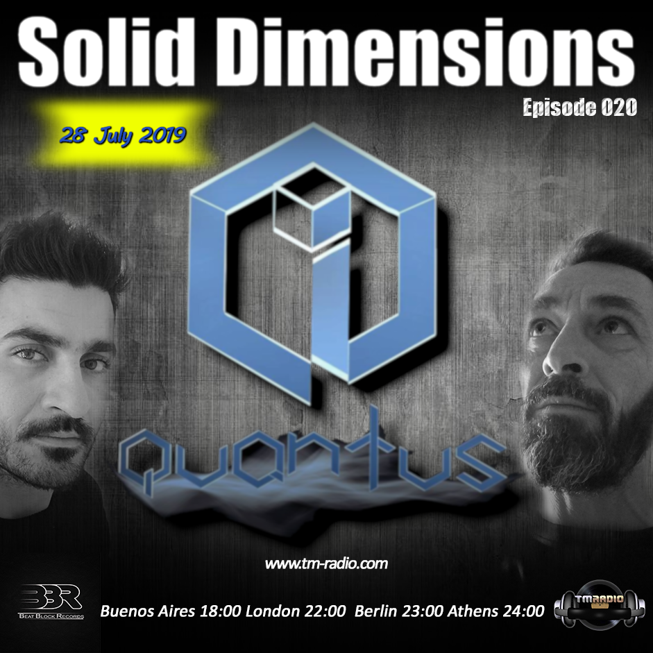 Solid Dimensions :: Solid Dimensions 020 on TM Radio - 28-July-2019 (aired on July 28th, 2019) banner logo
