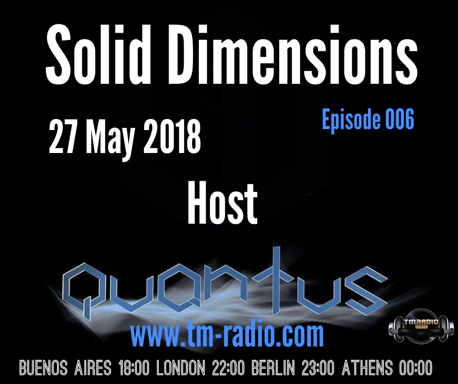 Solid Dimensions :: Episode 006 (aired on May 27th, 2018) banner logo