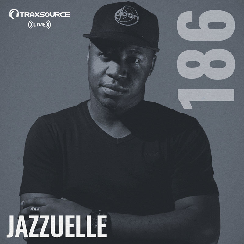 Traxsource Live :: Episode 186, hosted by Jazzuelle (aired on August 26th, 2018) banner logo