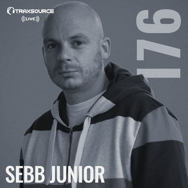 Traxsource Live :: Episode 176, hosted by Sebb Junior (aired on June 17th, 2018) banner logo