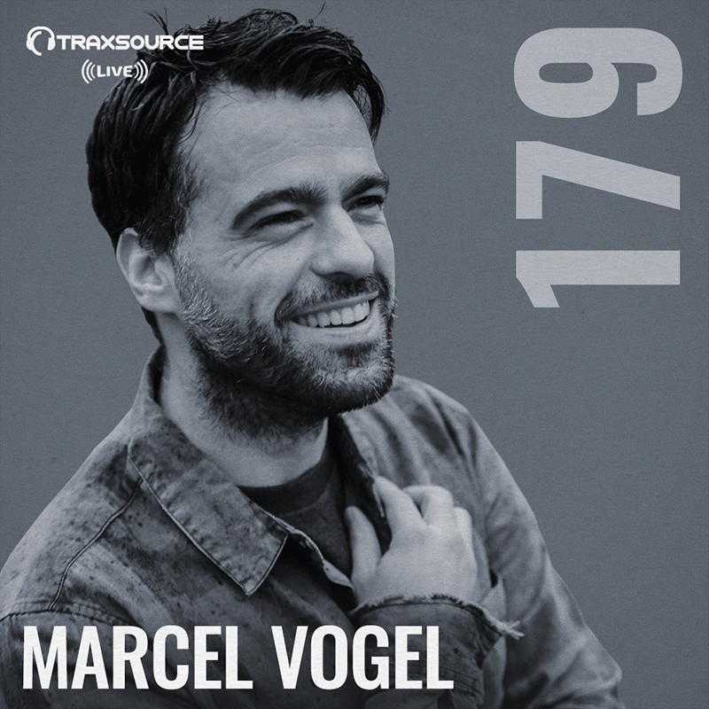 Traxsource Live :: Episode 179, hosted by Marcel Vogel (aired on July 8th, 2018) banner logo