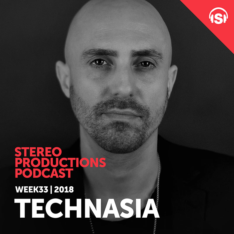 Stereo Productions Podcast :: Episode 262, guest mix Technasia (aired on August 17th, 2018) banner logo