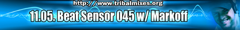 Beat Sensor :: 045 w/ Markoff (aired on November 5th, 2008) banner logo