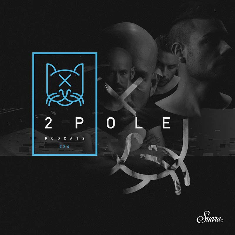 Suara PodCats :: Episode 224, guest mix 2Pole (aired on June 7th, 2018) banner logo