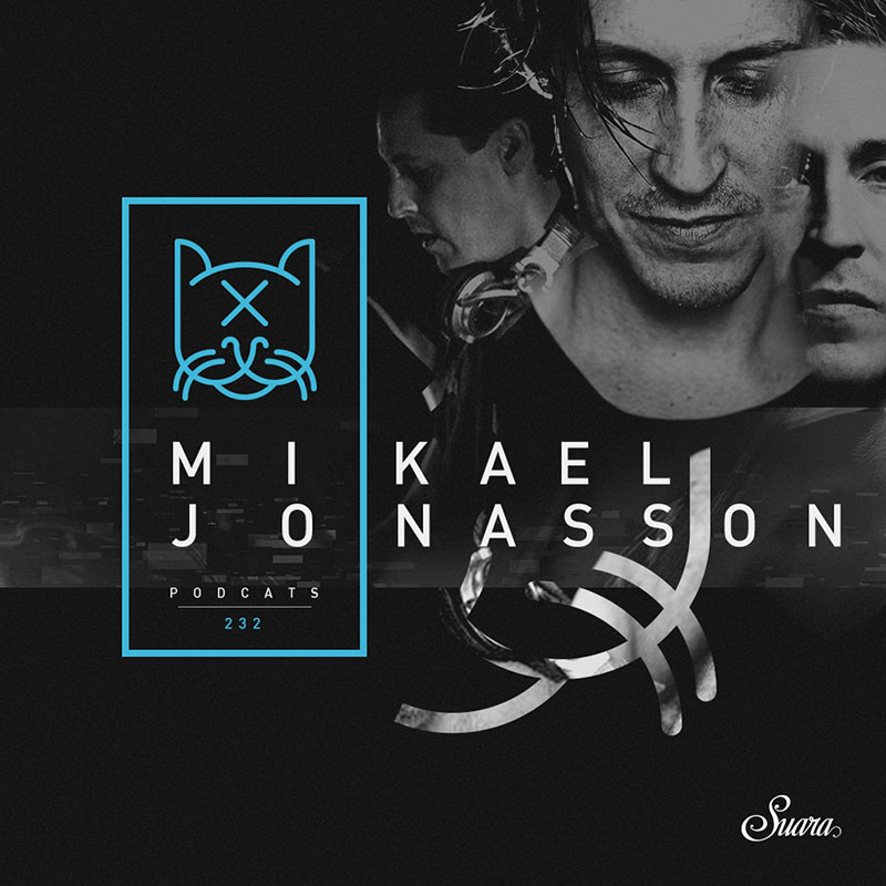 Suara PodCats :: Episode 232, guest mix Mikael Jonasson (aired on August 2nd, 2018) banner logo