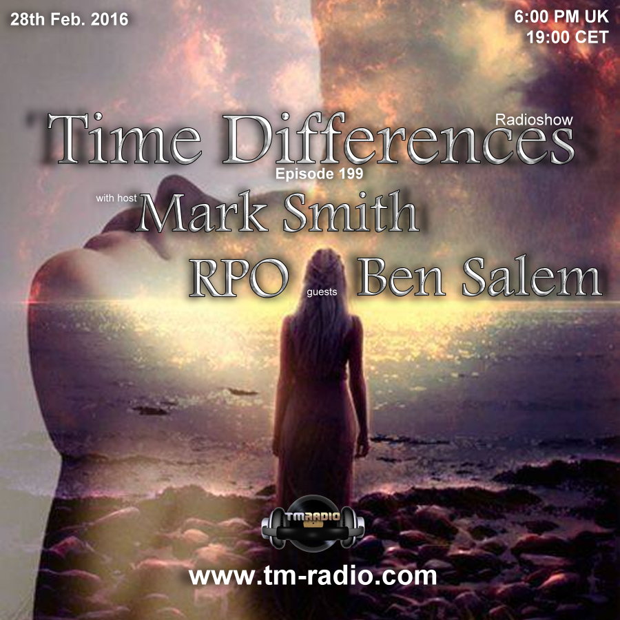 Time Differences :: Episode 199, hosted by Mark Smith (aired on February 28th, 2016) banner logo