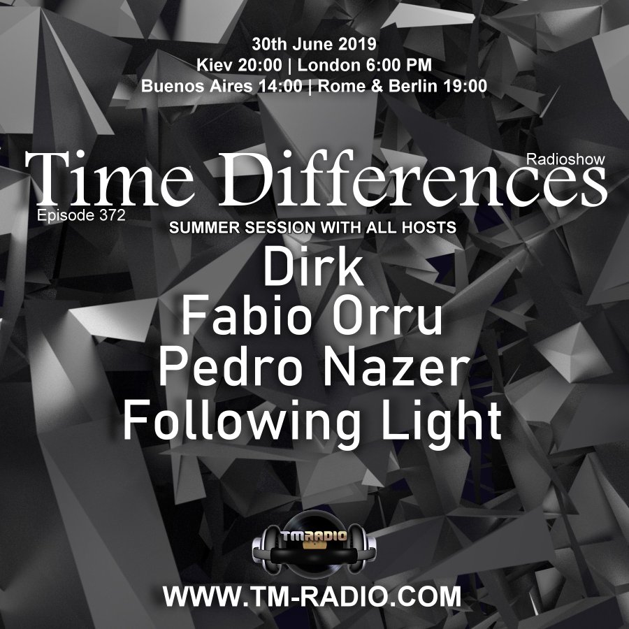 Time Differences :: Episode 372, Summer Session with all hosts (aired on June 30th, 2019) banner logo