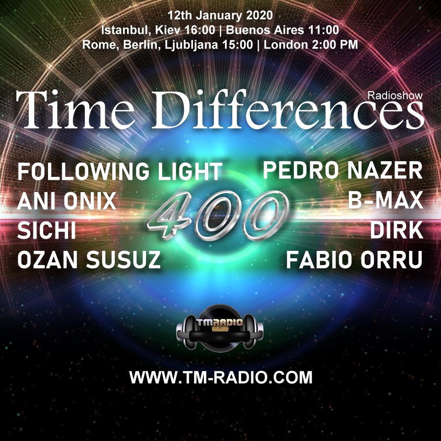 Time Differences :: 400th Episode with Special Guests !!! (aired on January 12th, 2020) banner logo