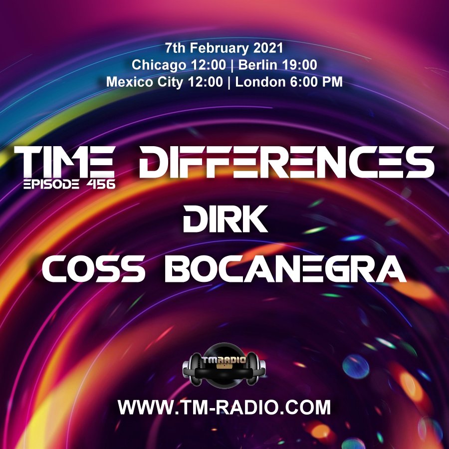 Time Differences :: Episode 456, with guest Coss Bocanegra and host Dirk (aired on February 7th, 2021) banner logo