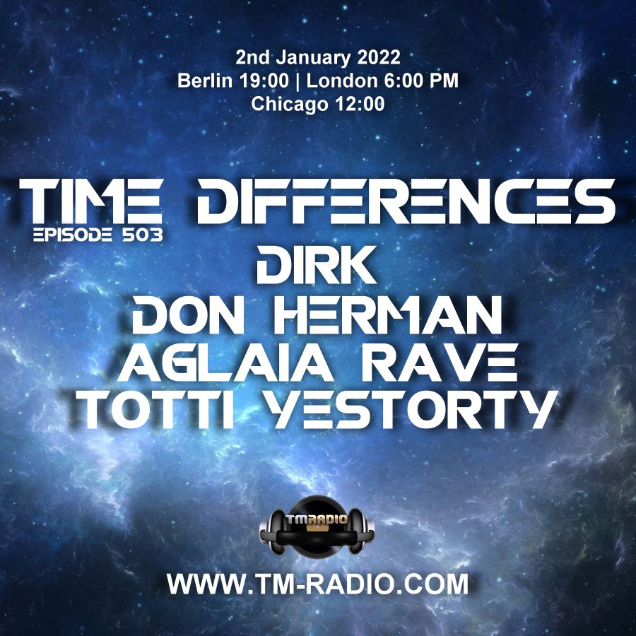 Time Differences :: Episode 503 TM Radio meets CosmosRadio (aired on January 2nd) banner logo