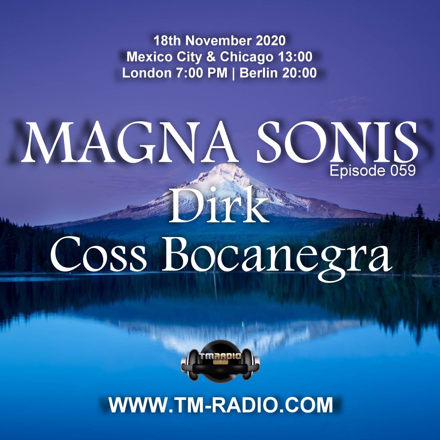 Magna Sonis :: Episode 059, with guest Coss Bocanegra and host Dirk (aired on November 18th, 2020) banner logo