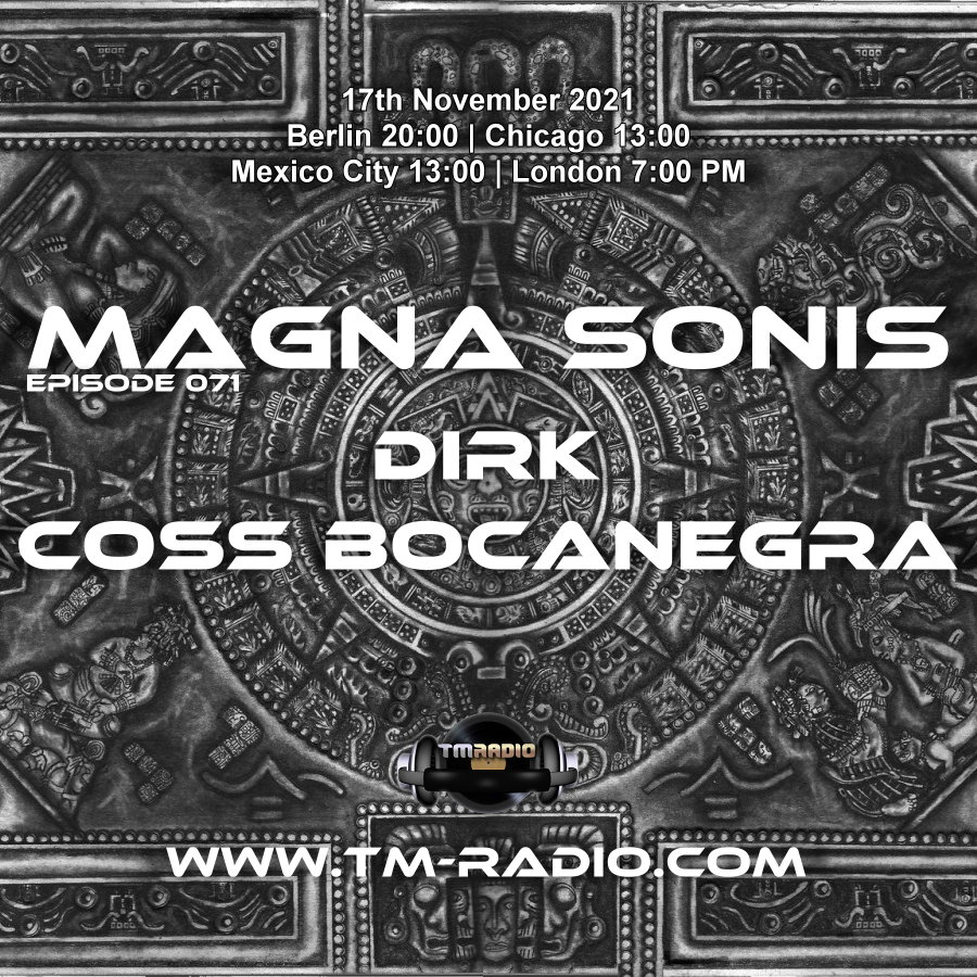 Magna Sonis :: Episode 071 with guest Coss Bocanegra & host Dirk (aired on November 17th, 2021) banner logo