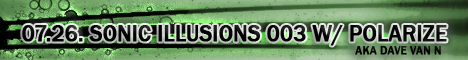 Sonic Illusions :: Episode 003 (aired on July 26th, 2008) banner logo
