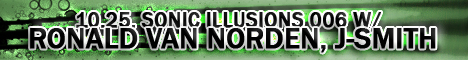 Sonic Illusions :: Episode aired on October 25, 2008, 8pm banner logo