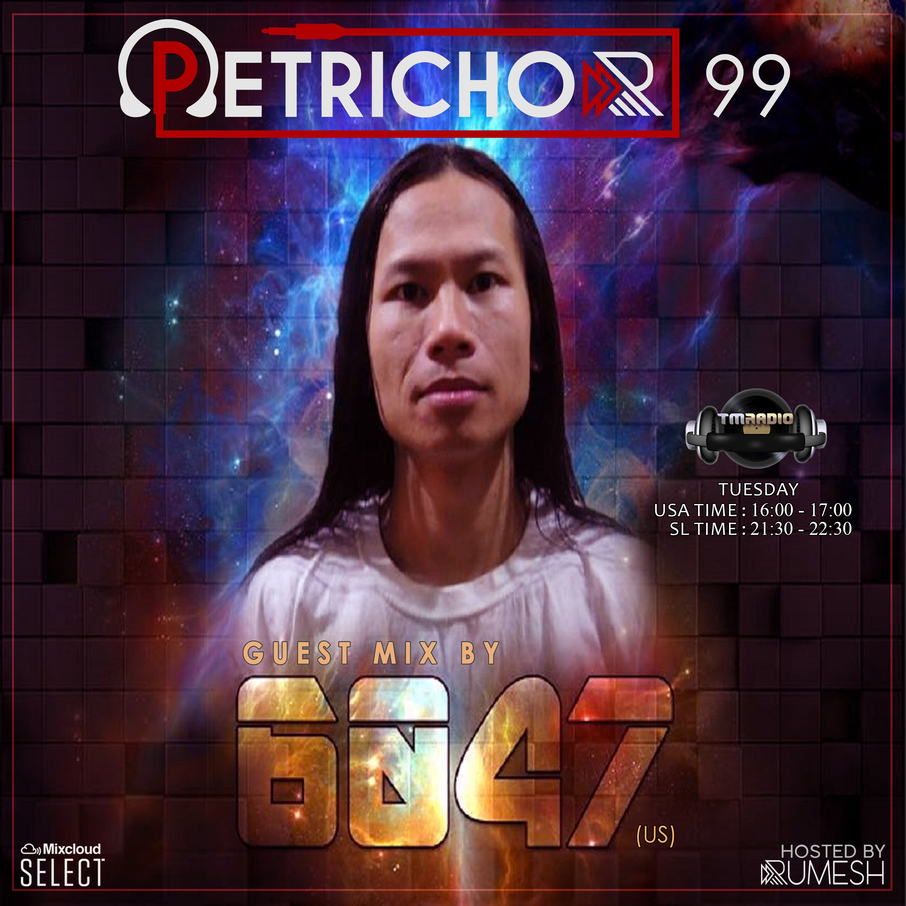 Petrichor :: Petrichor 99 Guest Mix by 6047 (US) (aired on February 2nd, 2021) banner logo