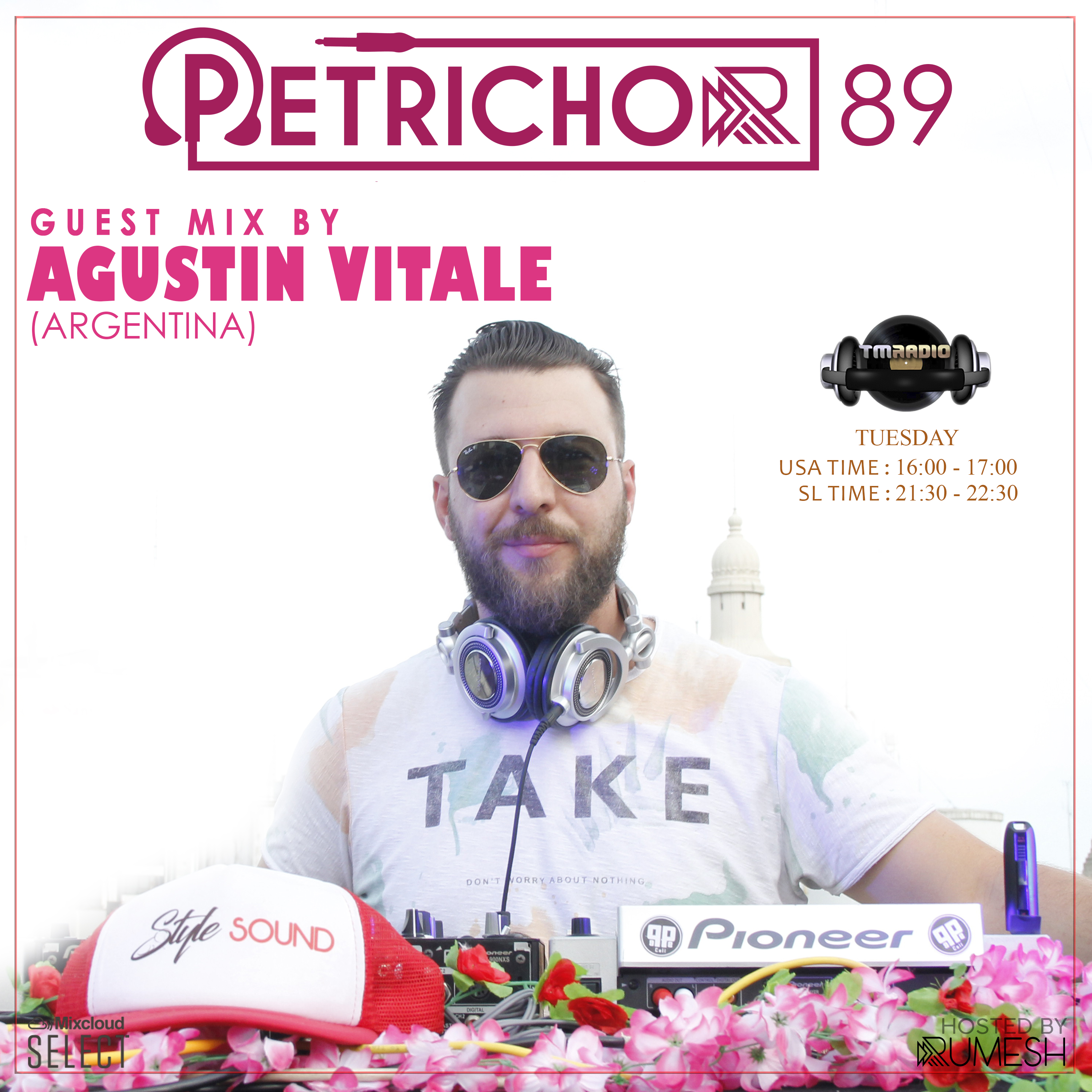 Petrichor :: Petrichor 89 guest mix by Agustin Vitale (Argentina) (aired on September 1st, 2020) banner logo