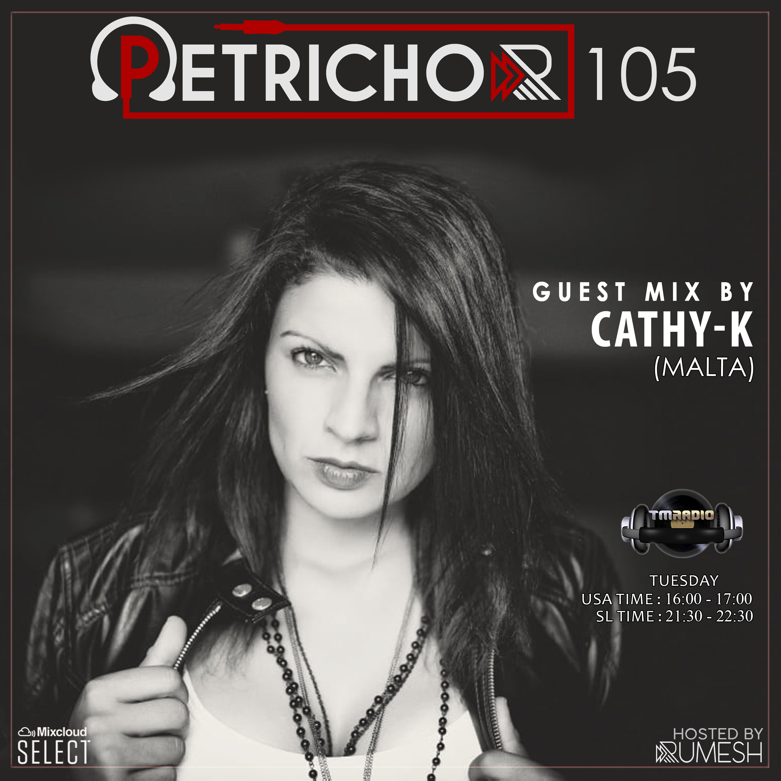 Petrichor 105 Guest Mix by CaThY-K -(Malta) (from June 1st, 2021)
