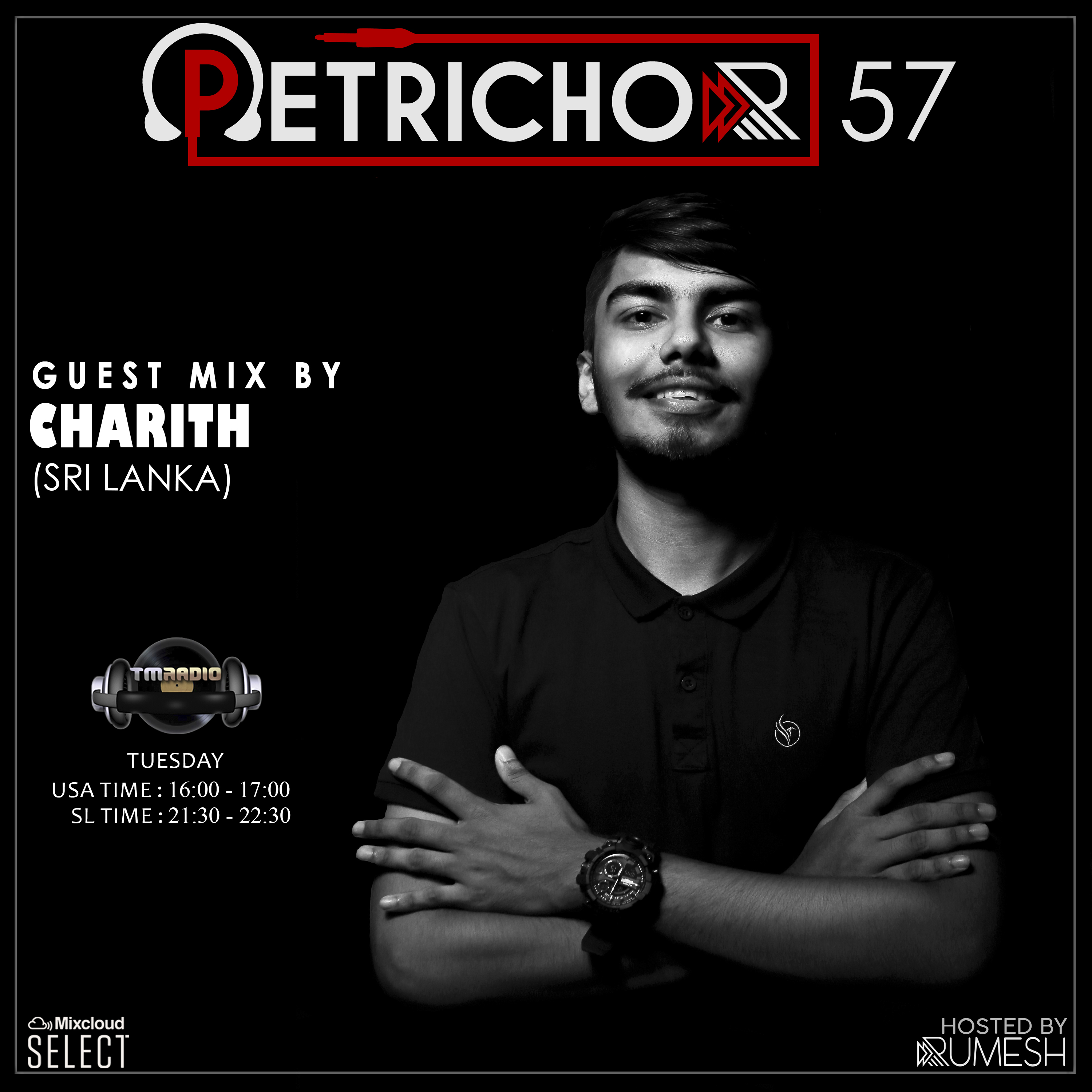 Petrichor :: Petrichor 57 guest mix by Charith (Sri Lanka) (aired on December 10th, 2019) banner logo