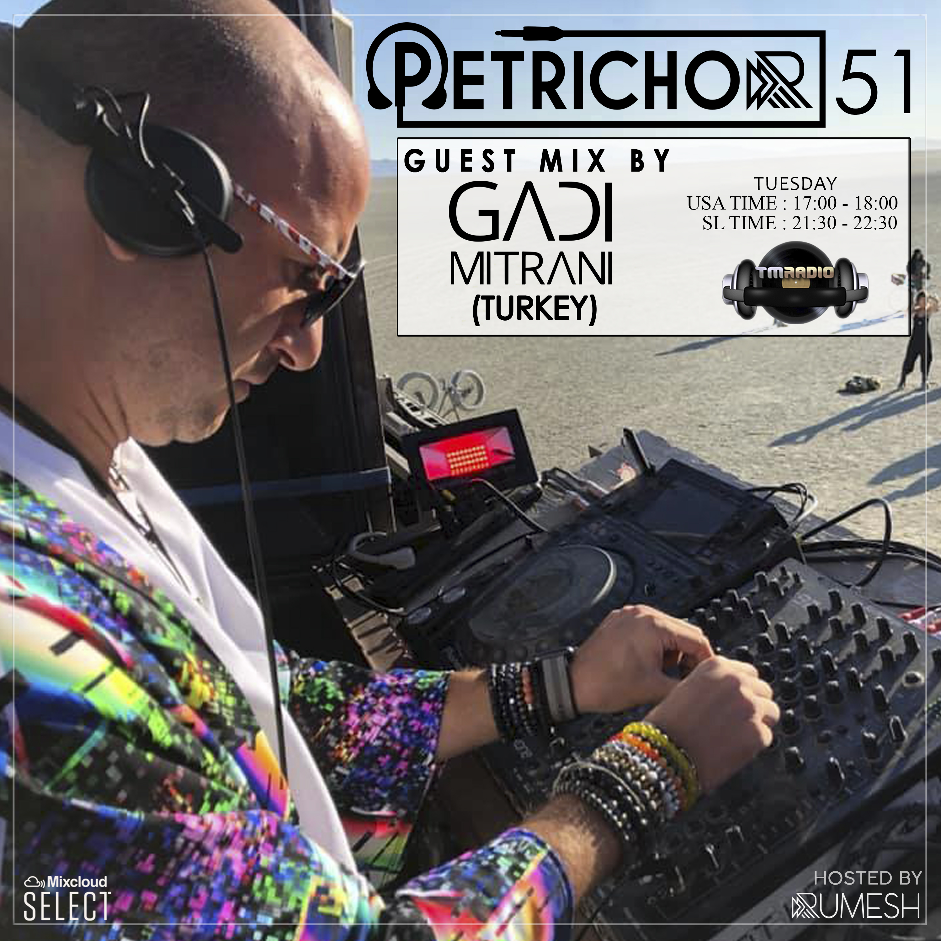 Petrichor :: Petrichor 51 guest mix by Gadi Mitrani (Turkey) (aired on October 29th, 2019) banner logo