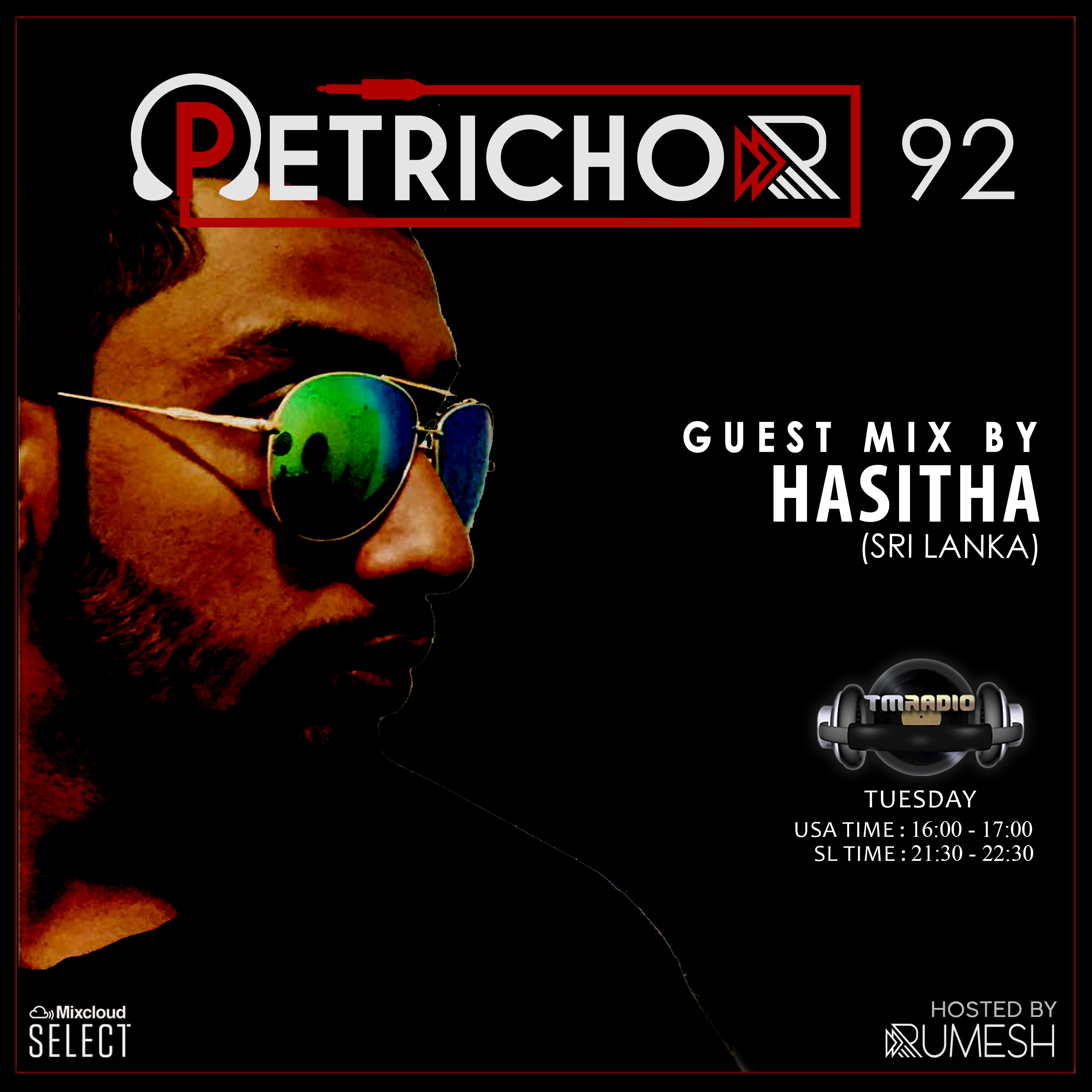 Petrichor :: Petrichor 92 guest mix by Hasitha (Sri Lanka) (aired on November 3rd, 2020) banner logo