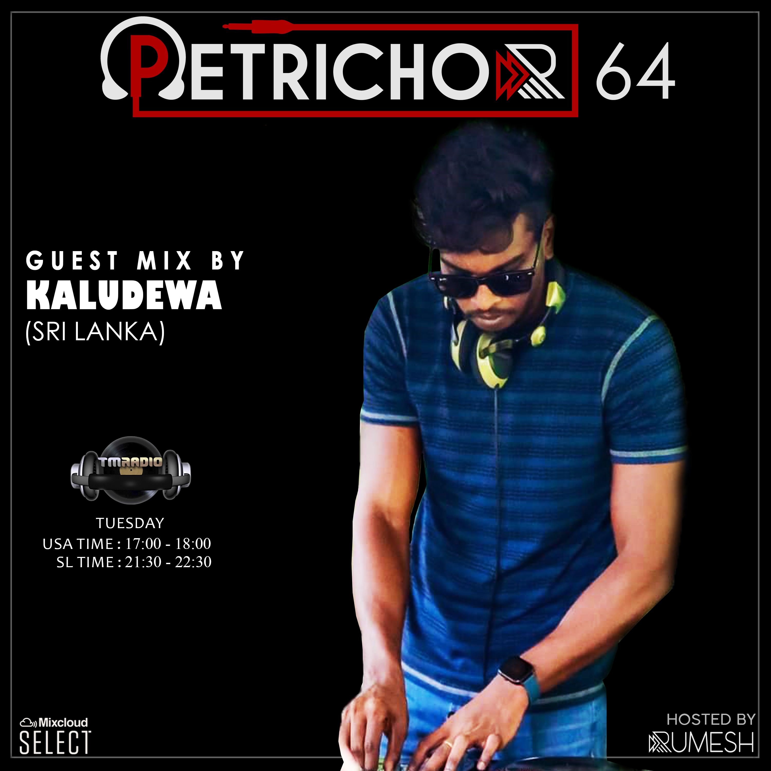Petrichor :: Petrichor 64 guest mix by Kaludewa (Sri Lanka) (aired on January 28th, 2020) banner logo