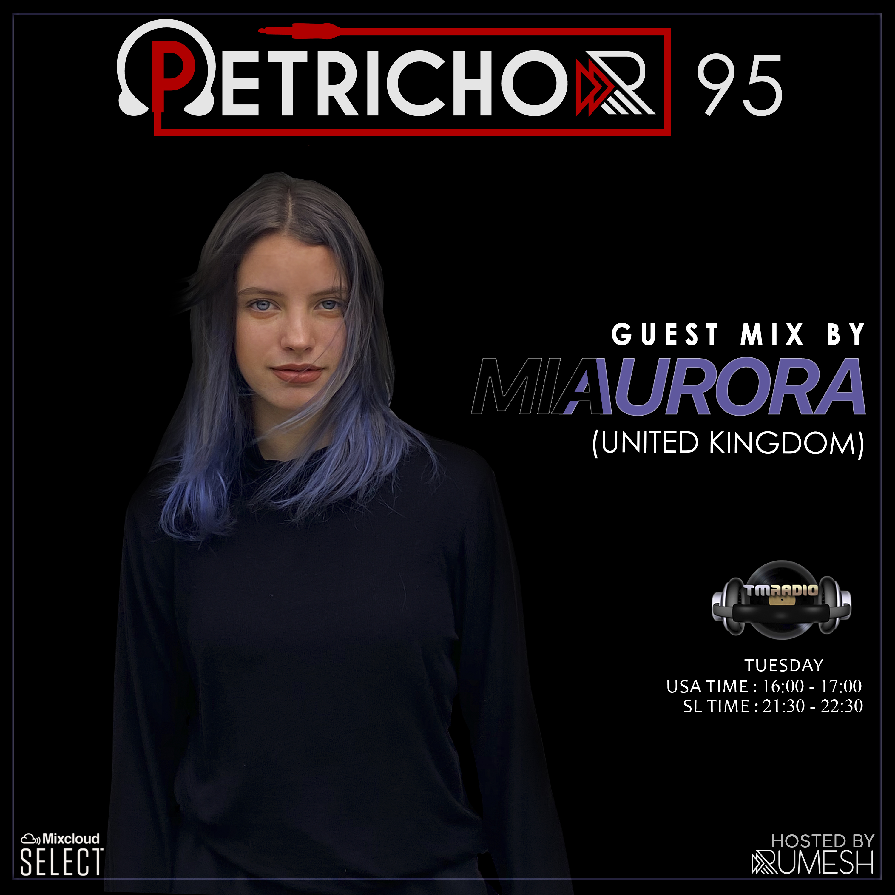 Petrichor :: Petrichor 95 guest mix by Mia Aurora (UK) (aired on December 1st, 2020) banner logo