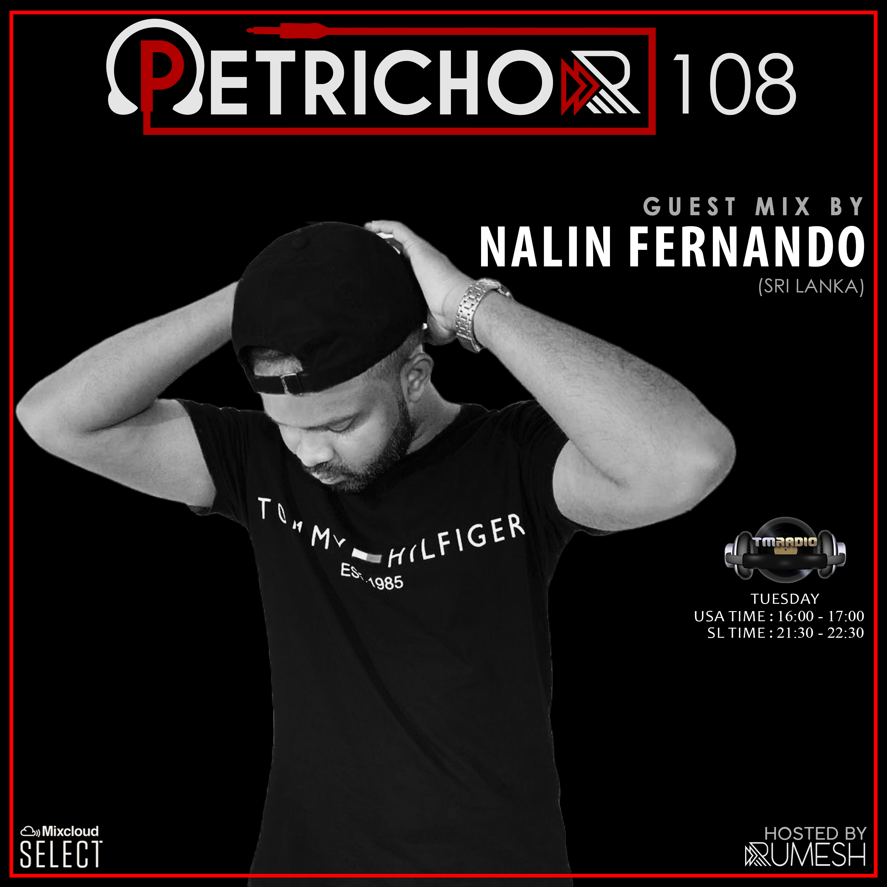 Petrichor :: Petrichor 108 Guest Mix by Nalin Fernando (Sri Lanka) (aired on May 31st) banner logo