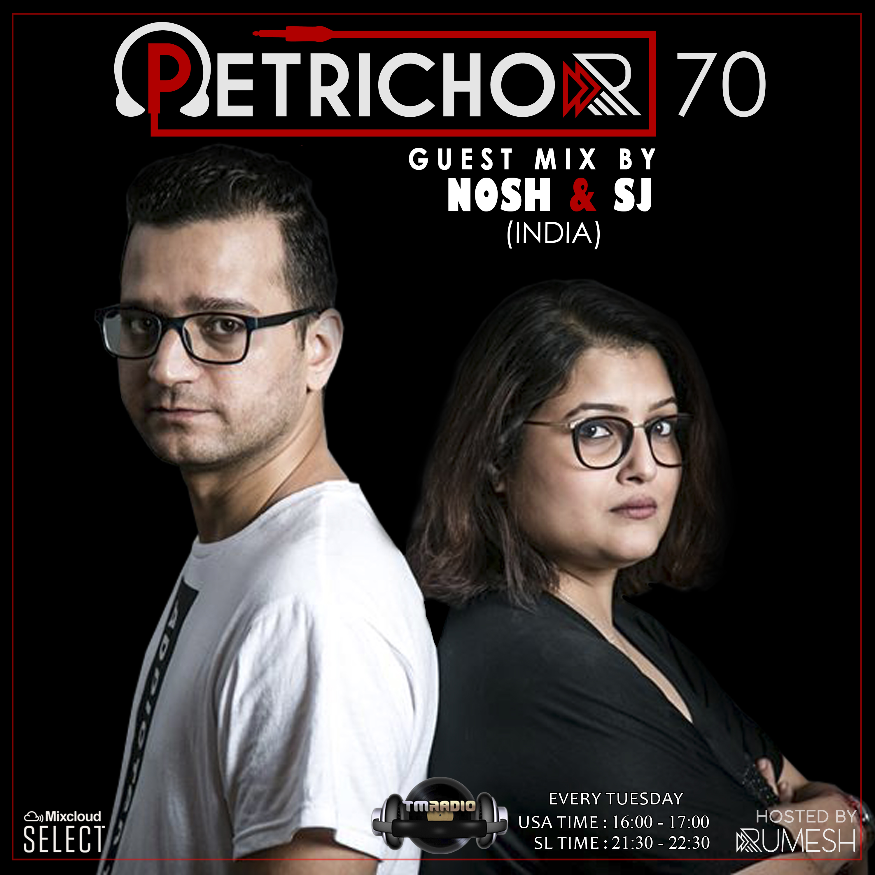 Petrichor :: Petrichor 70 Guest Mix by Nosh & SJ (India) (aired on March 10th, 2020) banner logo