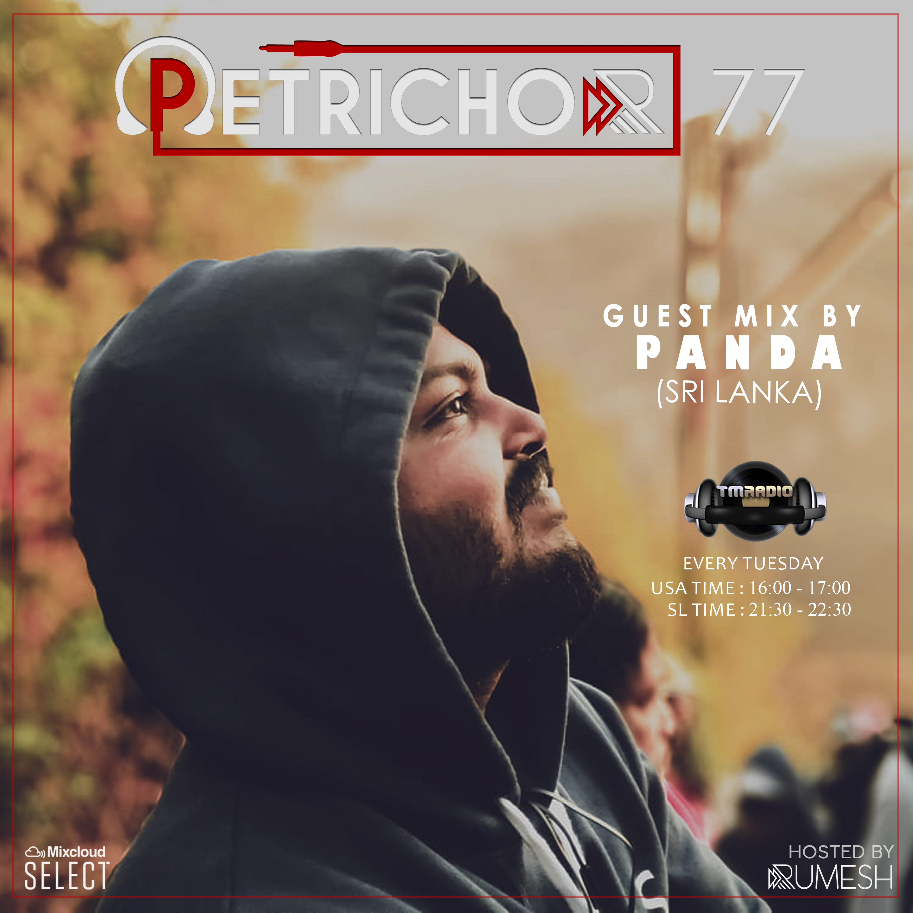 Petrichor :: Petrichor 77 Guest Mix by P A N D A (Sri Lanka) (from April 21st) (aired on April 28th, 2020) banner logo