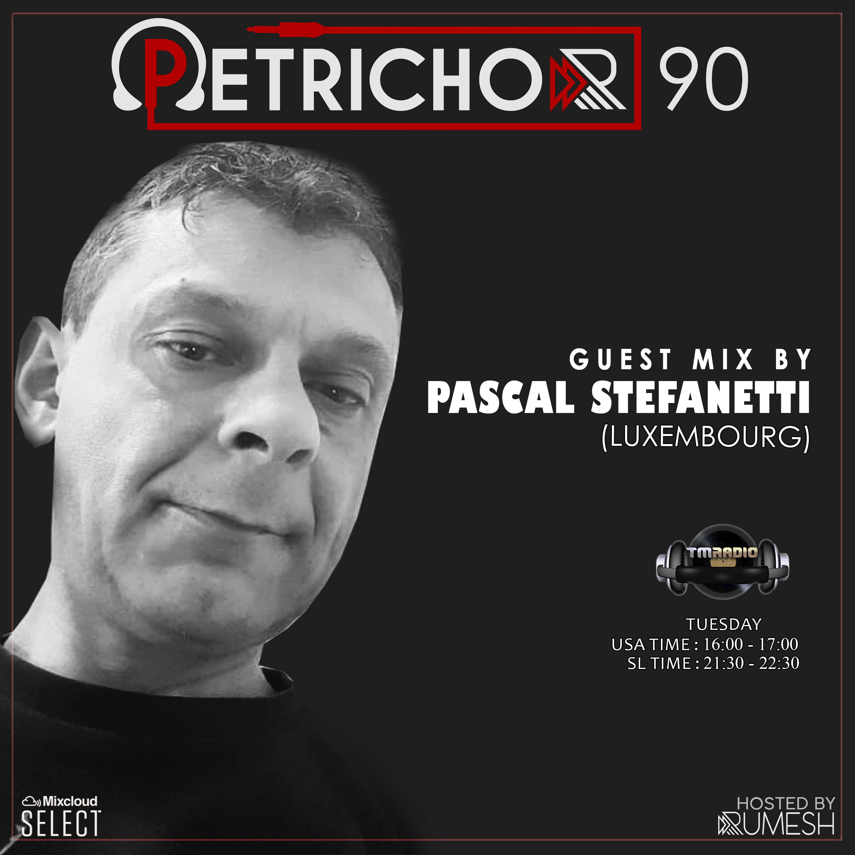 Petrichor :: Petrichor 90 guest mix by Pascal Stefanetti (Luxembourg) (aired on September 15th, 2020) banner logo