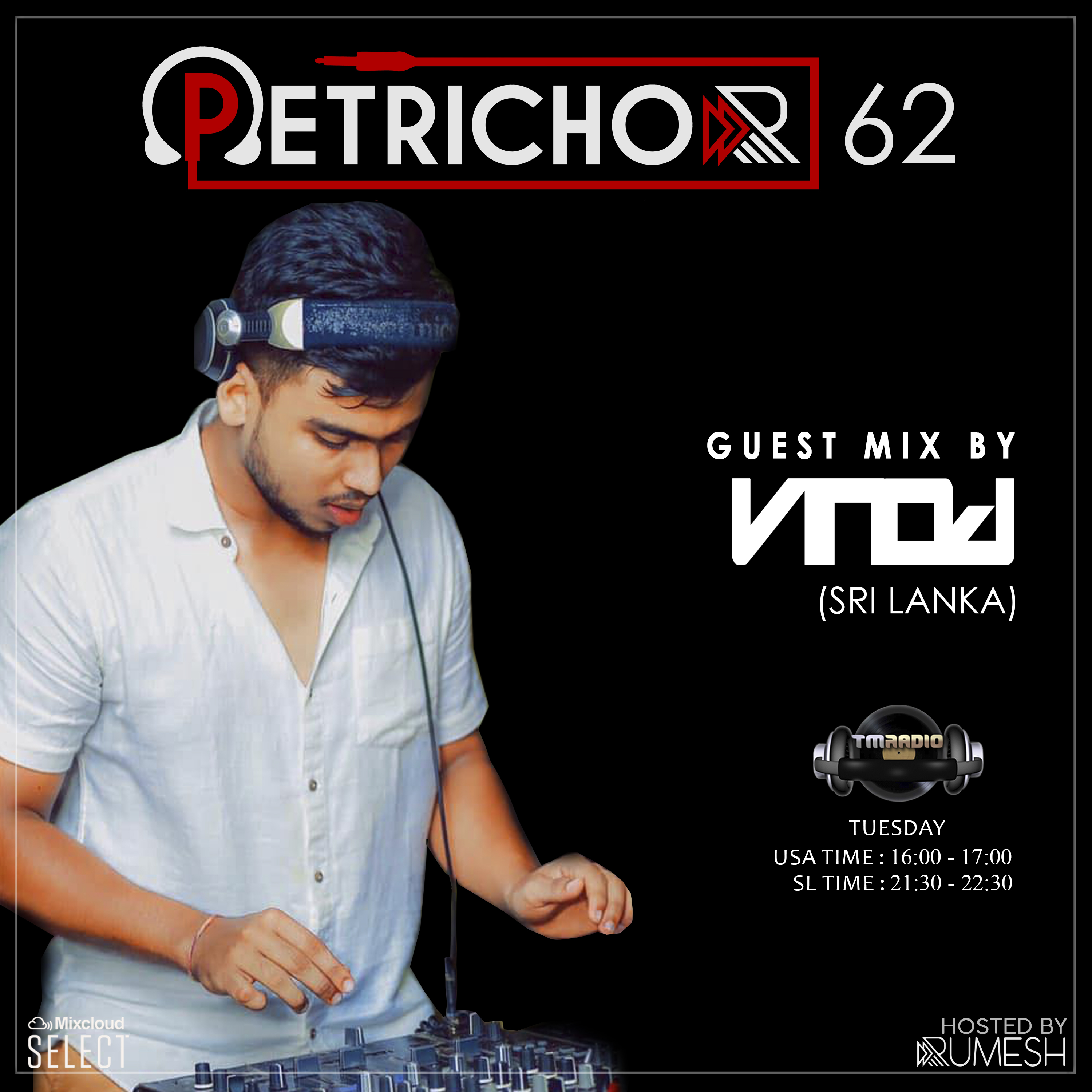 Petrichor 62 guest mix by Vinod (Sri Lanka) (from January 14th, 2020)