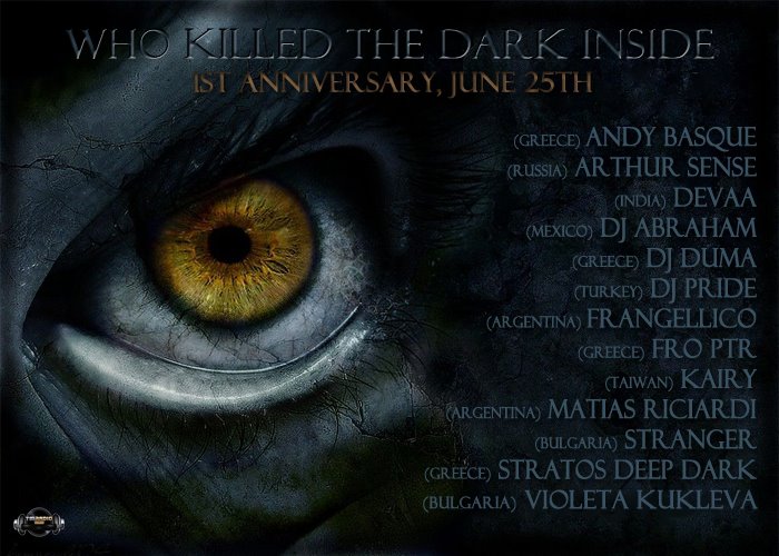 dark progressive, who killed the dark insite, 1st anniversary