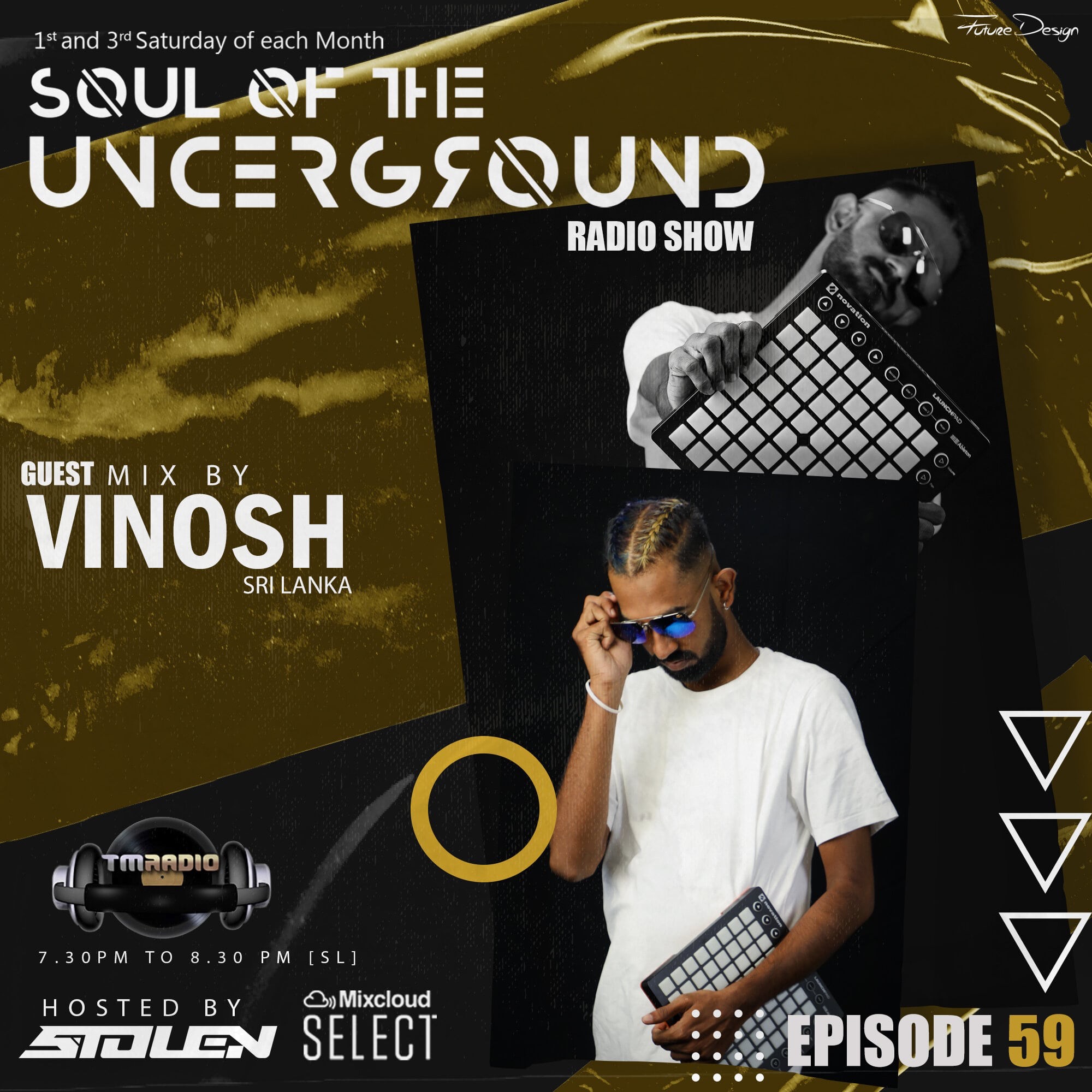 Episode 059 Guest mix by Vinosh (Sri Lanka) (from October 15th)